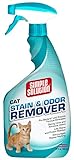 Simple Solution Cat Stain & Odor Remover, 32 Ounce Spray Bottle