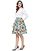 Vintage Style Summer Skirt Dresses Floral Print Size M CL6294-6