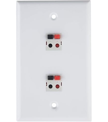 Paquete De 2 Placas De Pared Para Altavoz De Una Sola Banda, Postes De
