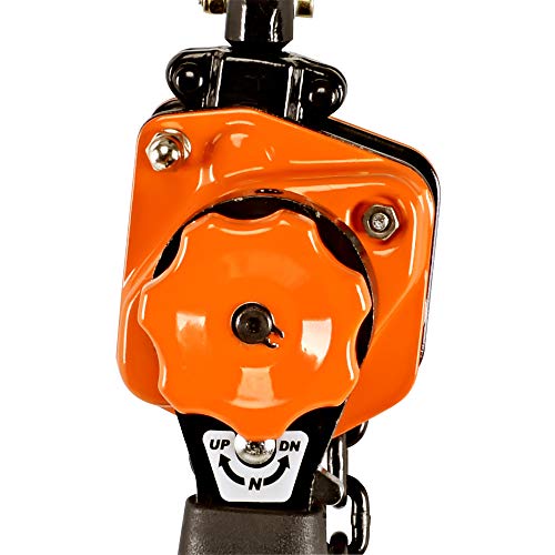 SuperHandy Manual Chain Hoist Come Along 1/4 Ton 550Lbs Capacity 5' Foot Lift 2 Heavy Duty Hooks Commercial Grade Steel Construction Building Garages Warehouse Automotive Machinery - Image 6