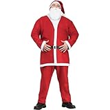 Fun World Costumes Men's Plus-Size Plus Size Adult Pub Crawl Santa Suit