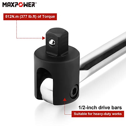 MAXPOWER 30inch Breaker Bar 1/2 drive with Flex Handle Pricepulse