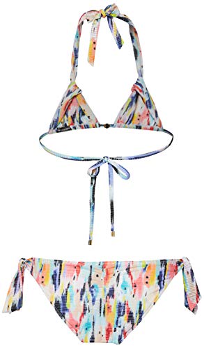 Emporio Armani Swimwear Driehoek Rem.cups+Braziliaanse W/Bows Bikini Beachwear Kleur Pop dames Bikiniset - Image 4