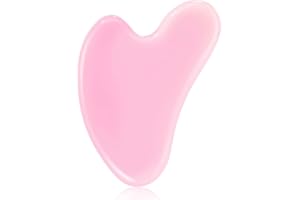 Gua Sha Facial Tool - Natural Jade Stone GuaSha for Acupuncture, GuaSha Tool for Face Massage, Manual Facial Massager Tool fo