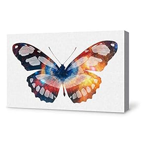 Wall26-Canvas Wall Art-Beautiful Butterfly-Giclee Painting Wall Art for Bedroom Living Room Home Decoration - 12x18 inches