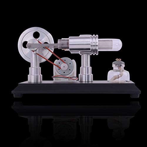 Spieland Generator Stirlingmotor 2 Zylinder Bausatz Modellbau Stirling Engine Kit – Bild 6