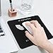 Mouse Pad - Tsmine Mouse Mat 24 X 20cm Non-Slip Rubber Cloth Gaming Mouse Pad Black Mousepad Washable Mouse Mat - Black Mouse Pad