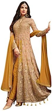 Women's Anarkali Salwar Kameez Designer Indian Dress (Set of 5) Party Embroidered Gown
