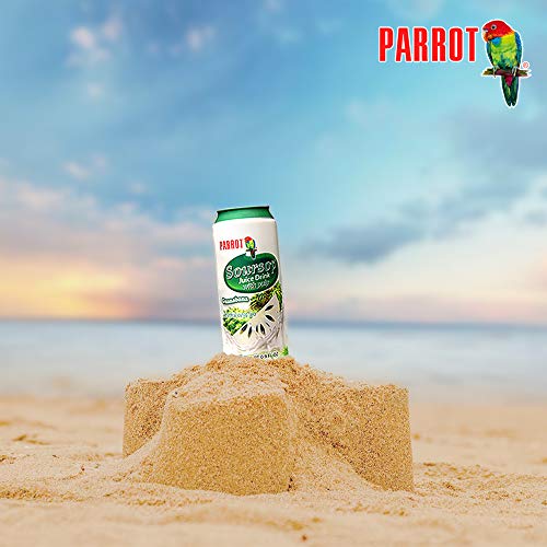 Parrot Brand Canned Soursop Juice Drink With Pulp 16.4 fl. oz.(Pack of