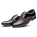 Blivener Men's Pointed Toe Pleather Dress Shoes Casual Oxford