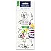 Faber-Castell Mixed Media Transfers - 20 Hand Illustrated Rub-On Transfer Designs (Flowers)