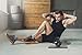 CSX Dual Wheel with Thick Knee Pad Mat and Foam Handles, Black