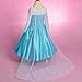 Dressy Daisy Girls' Ice Princess Dress Costume Birthday Halloween Christmas Fancy Party Dresses with Train Size 3T Style A