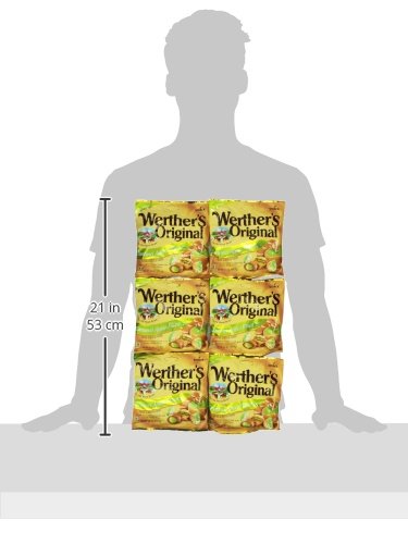 Werther's Original Hard Apple Filled Caramel Candy, 5.5 Oz Bags (Pack of 12) - Thumbnail 7