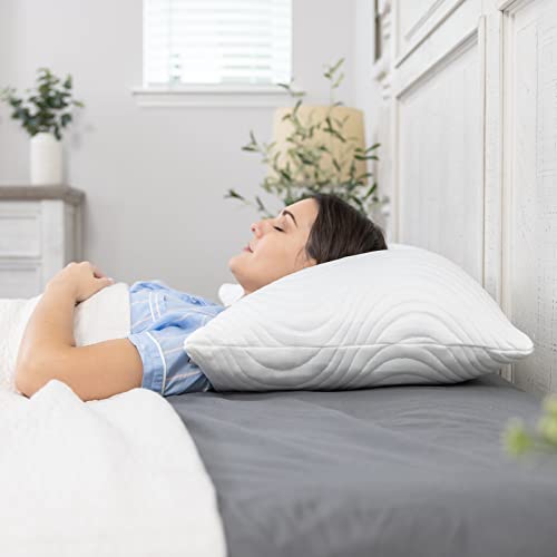 ZonLi Cooling Memory Foam Pillow, 20"x 26" Side Sleeper Pillows
