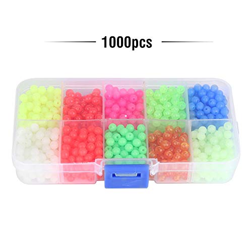 Huairdum Fish Bait,1000pcs/Box Plastic Round Beads Fishing Tackle Lures Tools Accessory for Outdoor Fishing Accessory for Lightweight to Carry - Thumbnail 7