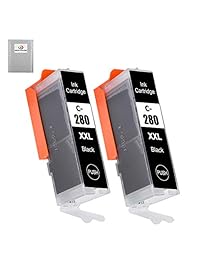 NEXTPAGE - Cartuchos de tinta compatibles con Canon PGI-280 PGI-280XXL CLI-281 CLI-281XXL para Pixma TR8520 TS9120 TS8120 TS6120 TR7520 TS6220 TS8220 TS9520 TS9521C Paquete de 2