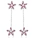 white gold drop earrings