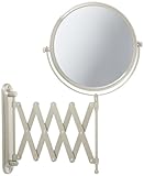 Jerdon JP2027N 8-Inch Wall Mount Makeup Mirror with 7x Magnification, Nickel Finish (Health and Beauty)