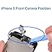 MMOBIEL Front Face Camera for iPhone 5 Proximity Sensor 1,2 MP Light Motion Flex Cable incl Microphone Cable 2 x Screwdrivers for easy installation