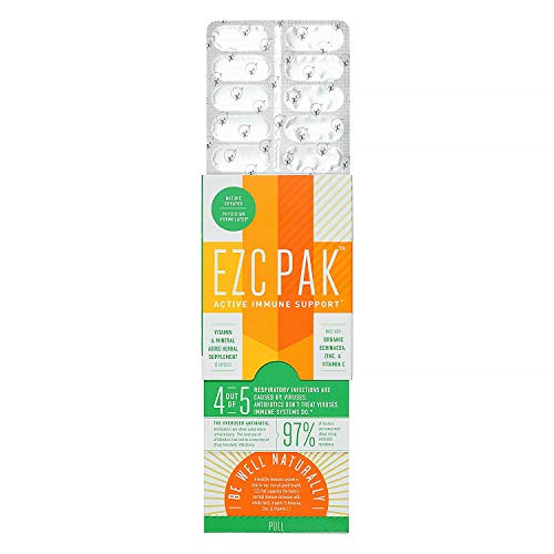 EZC-Active-Pak-Immune-System-Booster-Single-Pack-Echinacea-Zinc-and-Vitamin-C-Gluten-Free-Vegetarian-On-The-Go-Immune-Support-Pack