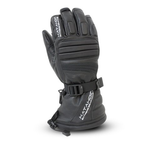 Katahdin Torque Mens Leather Snowmobile Gloves Black 3XL