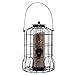 FORUP Caged Tube Feeder, Squirrel Proof Wild Bird Feeder, Outdoor Birdfeeder with Large Metal Seed Guard Deterrent for Large Birds