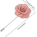 TopTie Flower Lapel Pin Rose for Wedding, 12 Pcs Assorted Color-set1