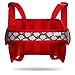 NapUp Child Car Seat Head Support - A Comfortable Safe Sleep Solution (Red).