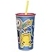 Zak Designs 10.5 oz Pokemon Insulated Tumbler With Lid, Straw And Embossed Artwork - Makes Character Pop Out, Insulation Prevents Condensation, And Fits In Most Cup Holders, Pokemon