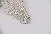 Trlyc Authentic Crystal Rhinestone Trim, Rhinestone Applique, Rhinestone Headband, Rhinestone Belt, Bridal Sash, Wedding Garter