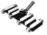 ATIE PoolSupplyTown Heavy-Duty Professional-Grade Flexible Weighted Pool Vacuum Head with Chrome Handle and Ball Bearing Wheel - Great For Pool Owners and Pool Professionals