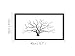 Fingerprints Tree, KOMIWOO Creative DIY Canvas Painting Signature Sign-in Guest Book for Wedding Birthday Party Baby Shower Graduation with 4pcs Ink Pads