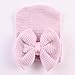 Upeilxd Newborn Hospital Hat Infant Baby Hat Caps with Bow/Hairball Soft Cute Nursery Beanie Hat (5pack Bow / 0-6 Month)