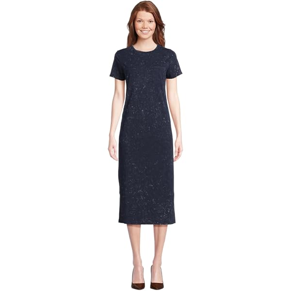 Time and Tru Women's T-Shirt Dress with Short Sleeves (US, Alpha, X-Small, Regular, Regular, Coral Tie) at Amazon Women's Clothing store Time and Tru Women's T-Shirt Dress with Short Sleeves (US, Alpha, X-Small, Regular, Regular, Coral Tie) at Amazon Women's Clothing store
