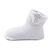 Delebao Baby Infant Lace Up Satin White Shoes Bootie Slippers Sneakers (9-12 Months, Shoes & Socks)