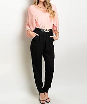 black jumpsuit with sweater