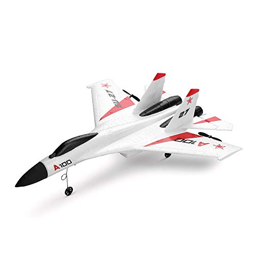 ASfairy-Toy-WLtoys-A100-SU-27-3CH-24G-RC-Airplane-RTF-Glider-360-Flip-Six-Axis-Gyroscope-Powerful-Motor-EPP-Material-Simulation-Remote-Control-Airplane-for-Kids-14-Years-Old-White