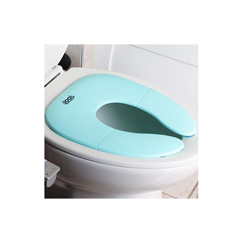 Folding Travel Potty Seat for Boys and Girls, Fits Round & Oval Toilets, Non-Slip Suction Cups, Includes Free Travel Bag…