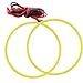 Everbright 2-Pack【 120MM, 4.7″,12V White Car Angel Eye 】 COB Light Halo Circle Ring Head Light Lamp for BMW Benz Headlight by EverBright