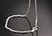 WaMLFac Unique Vintage Silver Color Ornate Elegant Long Chain Magnifying Glass Pendant Necklaces for Mothers Day