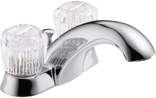 Delta 2522Lf Classic Two Handle Centerset Bathroom Faucet Chrome