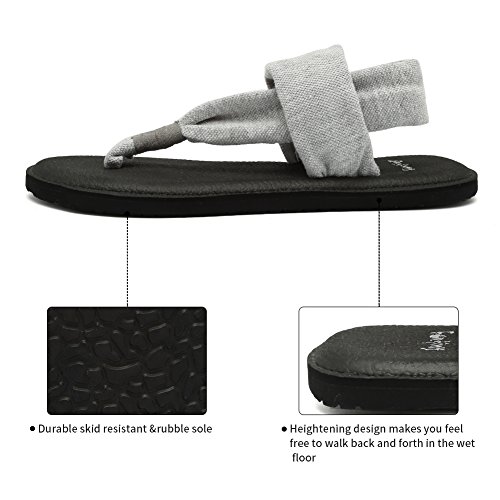 image for CIOR Women Yoga Sandals Flip Flop mat Sling Back Meditation Shoes for 