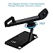 Powerextra Tablet Holder Aluminum-Alloy 4-12 Inch IPad Holder Bracket + Belt Neck Lanyard Strap