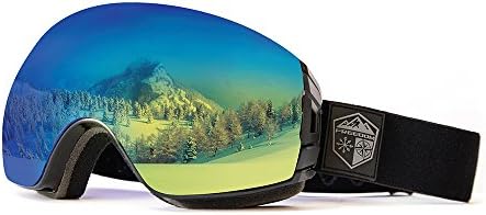 Freedom Optical Ski & Snowboard Goggle package with 2 Lens and Bonus Storage Case