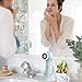 Facial Brush Rechargeable Rotating Waterproof Cleansing Brush Set 2 Speeds With 3 Brush Heads Blackhead Remover Exfoliating Massage
