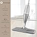 FORSPEEDER Spray Mop for Floor Cleaning, Hardwood Floor Mop with a 640 ML Refillable Bottle and 2 Washable Mop Heads, Handle Mop for Home Kitchen （2 mop Pads） (Spray Mop with 2 Mop Pad)