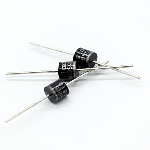 Poilee 15amp Diode Axial Schottky Blocking Diodes for Solar Cells Panel,15SQ045 Schottky Diodes 15A 45V (Pack of 10pcs)