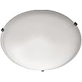 Maxim Malaga-3 Light Flush Mount in Transitional style-16 Inches Wide by 4 inches high-Oil Rubbed Bronze Finish-Frosted Glass