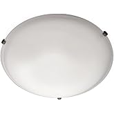 Maxim Malaga-3 Light Flush Mount in Transitional style-16 Inches Wide by 4 inches high-Oil Rubbed Bronze Finish-Frosted Glass